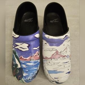 Dansko Twin Pro Leather Clogs *Rare* 39